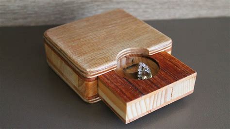 diy ring box glass metal box|diy wooden jewelry box.